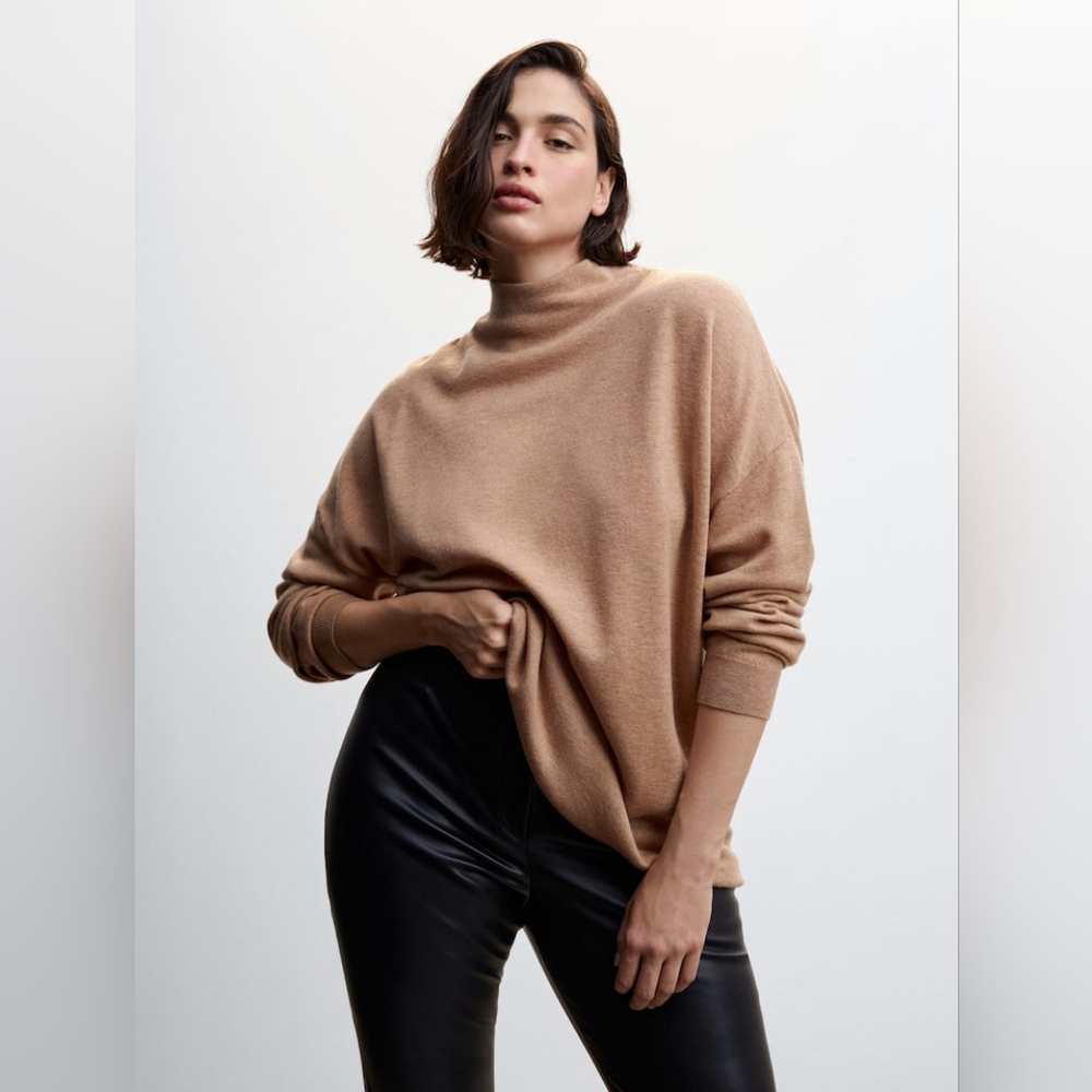 MANGO 100% wool sweater - Picture 2 of 6